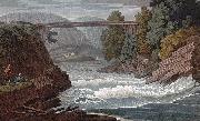 John William Edy Romantic Bridge, near Skeen oil on canvas